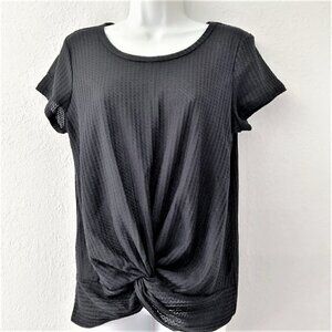 NEW TWIST FRONT TOP BLACK